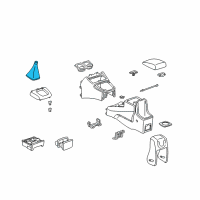 OEM Toyota Shift Boot Diagram - 58808-42010