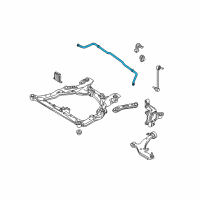 OEM 2005 Nissan Quest Stabilizer-Front Diagram - 54611-CK003