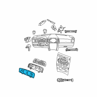 OEM 2008 Jeep Grand Cherokee Lens-Cluster Diagram - 5142356AA