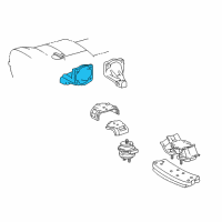 OEM Lexus GS300 Bracket, Engine Mounting, Front NO.1 RH Diagram - 12311-46140