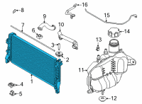 OEM 2022 BMW M235i xDrive Gran Coupe RADIATOR Diagram - 17-11-8-645-801