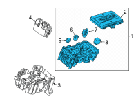 OEM Buick Envision Fuse & Relay Box Diagram - 84972829