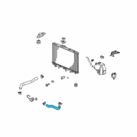 OEM 2010 Acura RDX Hose, Water (Lower) Diagram - 19505-RWC-A00