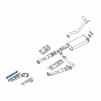 OEM 2011 Nissan Pathfinder Gasket-Exhaust Manifold, A Diagram - 14036-7S001
