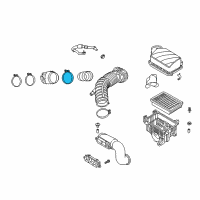 OEM Kia Soul Clamp-Hose Diagram - 1471101006B