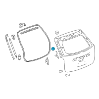 OEM 2014 Chevrolet Equinox Lift Gate Plug Diagram - 20895614