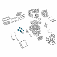 OEM 2017 Jeep Renegade Lever-A/C ACTUATOR Diagram - 68266041AA