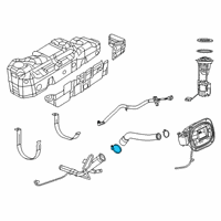 OEM Ram 1500 Clamp-Hose Diagram - 6505323AA