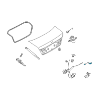 OEM 2007 Infiniti M45 Switch Assy-Trunk Opener Diagram - 25380-EG010