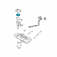 OEM 2008 Hyundai Accent Plate-Fuel Pump Diagram - 31158-1E000