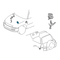 OEM 1991 Toyota Corolla Pressure Metering Valve Diagram - 47150-12250