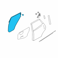 OEM 2013 Nissan Juke WEATHERSTRIP-Rear RH Diagram - 82830-1KA0A