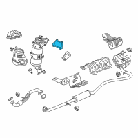 OEM 2014 Honda Accord Gasket, Prim Convert Diagram - 18115-5A2-A01