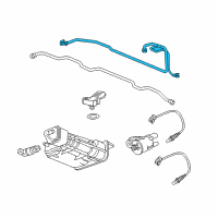 OEM 2019 Chevrolet Traverse Outlet Hose Diagram - 84416300