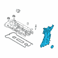 OEM 2014 Ford Explorer Front Cover Diagram - DA8Z-6019-A