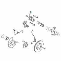 OEM Kia Forte Koup Cap-Bleeder Screw Diagram - 581211G000