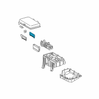 OEM 2020 Toyota Land Cruiser Fuse Holder Diagram - 82620-60190