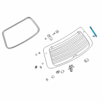 OEM 2003 Kia Sorento LIFTER-Tail Gate Glass Diagram - 871703E010