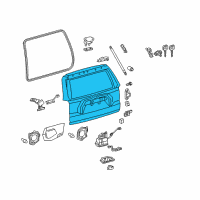 OEM Panel Sub-Assembly, Back Diagram - 67005-35461