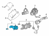 OEM 2020 Toyota RAV4 Combo Switch Diagram - 84329-0R010