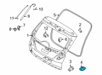 OEM Kia Soul Plug-Drain Hole Diagram - 1735410080B