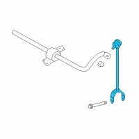 OEM Lexus LC500 Link Assy, Rear Stabilizer Diagram - 48830-11010