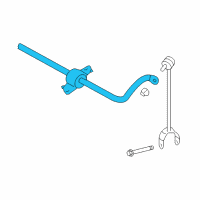 OEM Lexus LC500 Bar Sub-Assy, Rear Stabilizer Diagram - 48805-11010