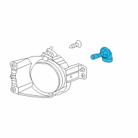 OEM 2010 Saturn Vue Signal Lamp Bulb Diagram - 13500802