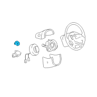 OEM 2006 Lincoln LS Steering Sensor Assembly Diagram - YW4Z-3F818-AA