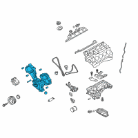 OEM 2019 Infiniti Q70 Cover Assy-Front Diagram - 13500-1MC0A