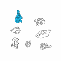 OEM Cadillac XTS Front Transmission Mount Diagram - 23153499