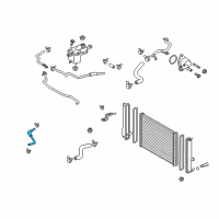 OEM 2015 Lexus CT200h Hose, Water By-Pass Diagram - 16261-37070