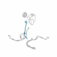 OEM Buick Terraza Pipe Asm-P/S Pump Inlet Diagram - 15293049