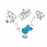 OEM Nissan Quest Pan Assy Oil Diagram - 11110-8Y00B