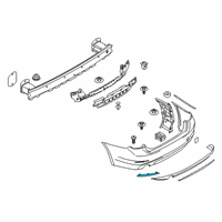 OEM 2018 BMW 640i xDrive Gran Turismo Reflector Left Diagram - 63-14-7-391-647