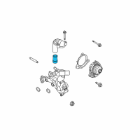 OEM Mercury Inlet Tube Diagram - 9L8Z-8A505-B