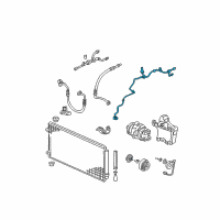 OEM 2009 Honda Odyssey Pipe Assembly, Receiver Diagram - 80341-SHJ-A02