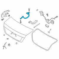 OEM 2019 Kia K900 Hinge Assy-Trunk Lid Diagram - 79210J6010