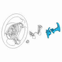 OEM 2018 Nissan Altima Switch Assembly-Auto Transmission, Steering Diagram - 25549-9HS0A