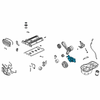 OEM 2004 Chrysler Sebring Case-Oil Pump Diagram - MD366260