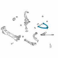 OEM 2003 Nissan 350Z Link Complete-Front Suspension, Upper LH Diagram - 54525-AL500