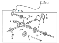 OEM Chevrolet Silverado 2500 HD Vent Diagram - 26063647