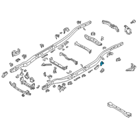 OEM 2020 Infiniti QX80 NRKT-Cab Mounting, 4TH LH Diagram - 95143-1LA0A