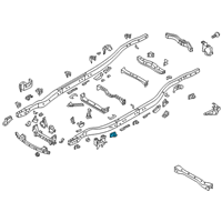 OEM 2020 Infiniti QX80 Bracket Assembly-Cab Mounting, 2ND Diagram - 95120-1LA0A