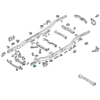 OEM 2017 Nissan Armada Bracket-Cab Mounting 1ST Diagram - 95110-1LA0A