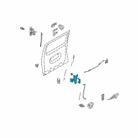 OEM 2010 Ford E-150 Handle, Inside Diagram - 6C2Z-1526404-AA