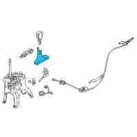 OEM 2018 Honda Accord Boot Assy., Select Lever *NH900L* (DEEP BLACK) Diagram - 54710-TVA-A81ZA