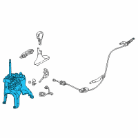 OEM 2021 Honda Accord Bracket, Select Lever Base Diagram - 54200-TVA-A83