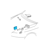 OEM 2011 Lexus IS250 Multiplex Network Body Computer Diagram - 89211-53010