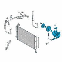 OEM 2016 Kia Forte Koup Reman Compressor Diagram - 97701A5502RU